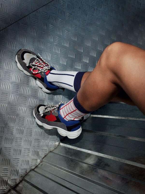 Sammy Icon Grid skate socks