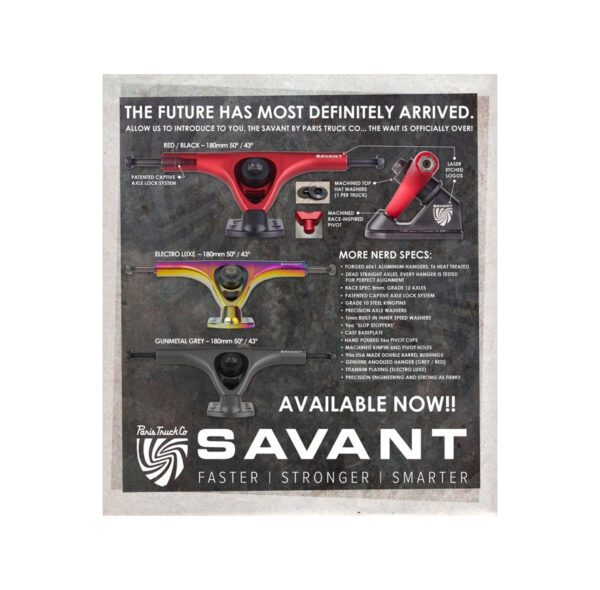 Paris-Savant180mm Paris Savants Black 180mm 50 grader