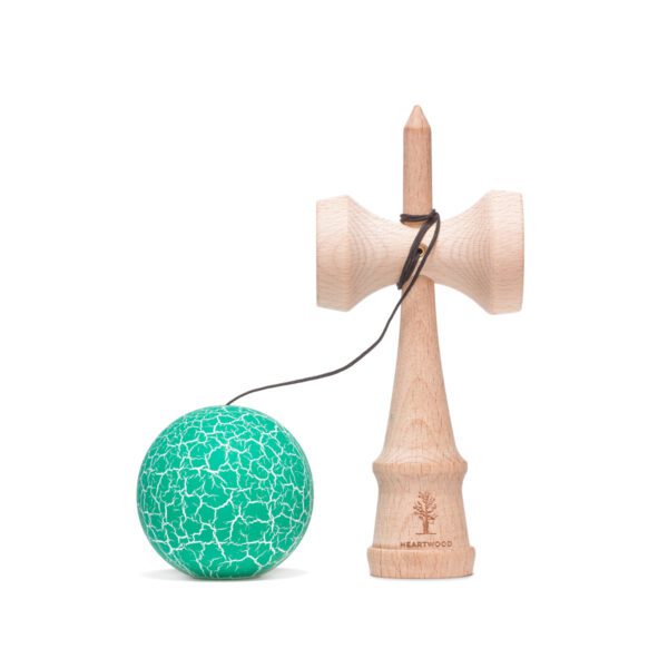 Heartwood Kendama Grunge Lush Green unmounted