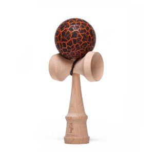 Heartwood Kendama Grunge Volcano Orange