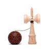 Heartwood Kendama Grunge Volcano Orange side