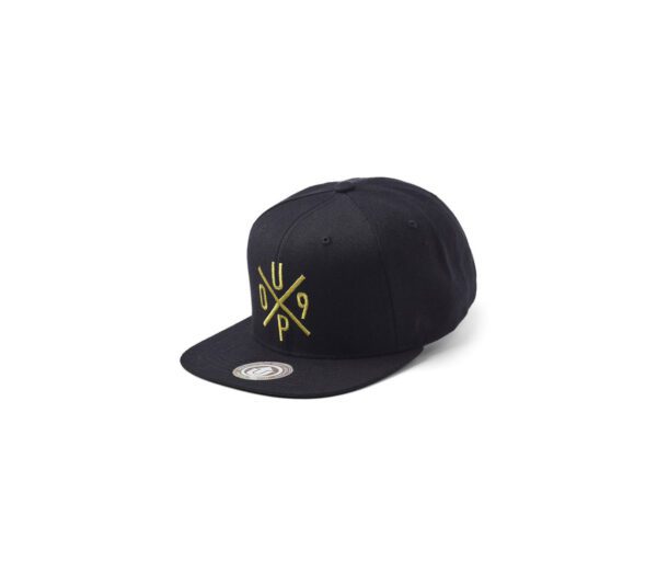 UPFRONT Snapback Cap Black Gold