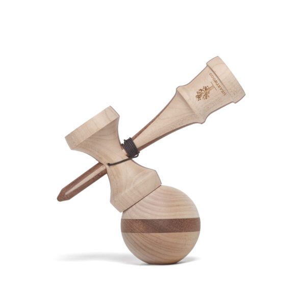 Heartwood Kendama Nature Series Two Face Walnut side