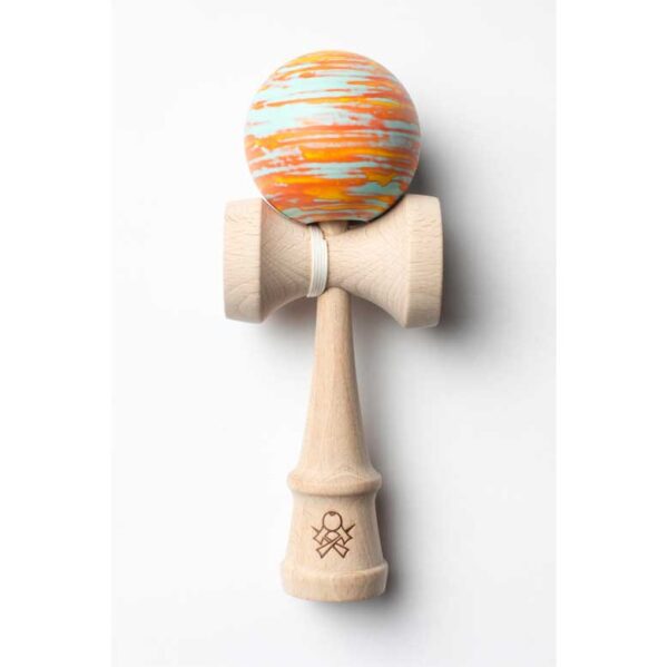 Sweets---F3-Marble-Hawaiian---Sunset-Cushion-Clear Sweets Kendamas F3 Marble – Hawaiian Sunset – CUSHION