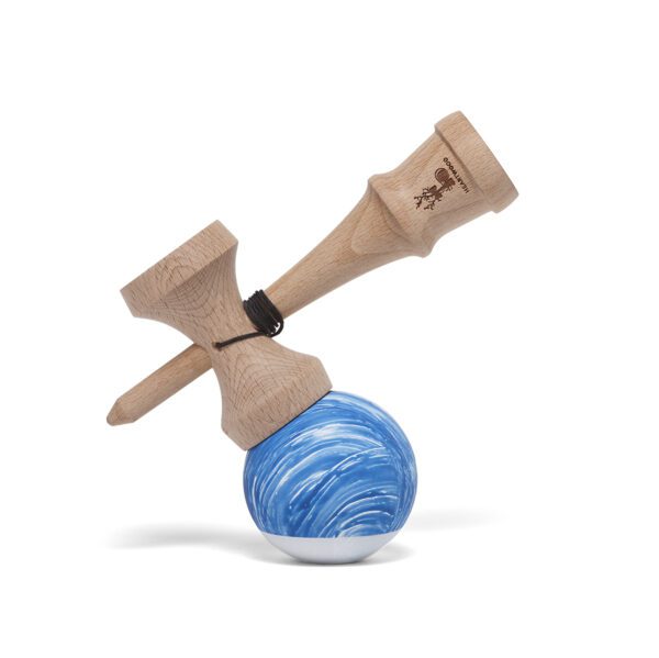 Heartwood Kendama Waves Blue/White side