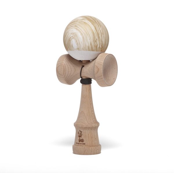 Heartwood Kendama Waves Gold/White Heartwood Kendama Waves Gold/White