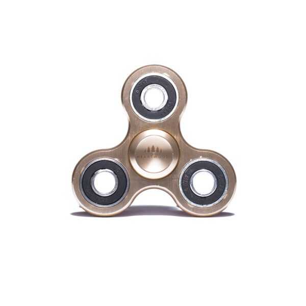 Heartwood Fidget Spinner Aluminium Gold