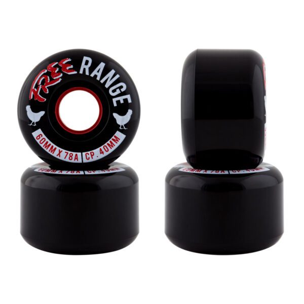Free Wheels Range White 60mm 78a