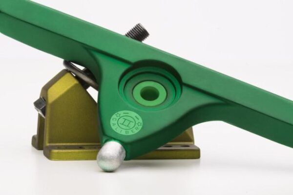 Caliber II trucks hanger with blood orange insert bushing Caliber II trucks hanger with blood orange insert bushing