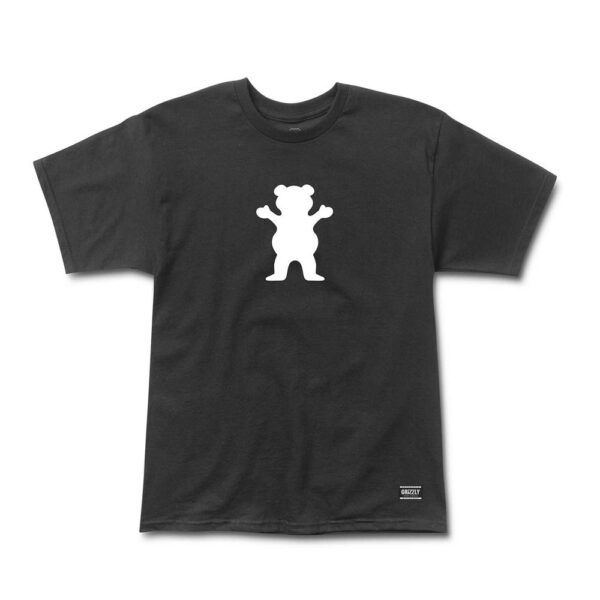 Grizzly Bear Logo Tee Black