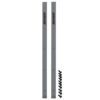 Santa Cruz skateboard rails gray
