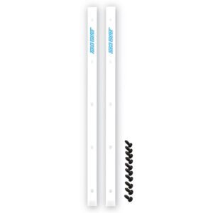 Santa Cruz skateboard rails white