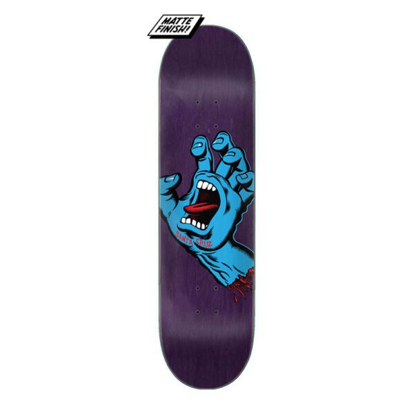 Santa Cruz - Screaming hand deck purple 8.375" Santa Cruz - Screaming hand deck purple 8.375"