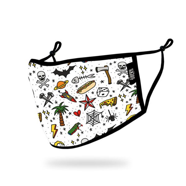 American Socks Signature Reusable Face Mask - Doodle Crazy