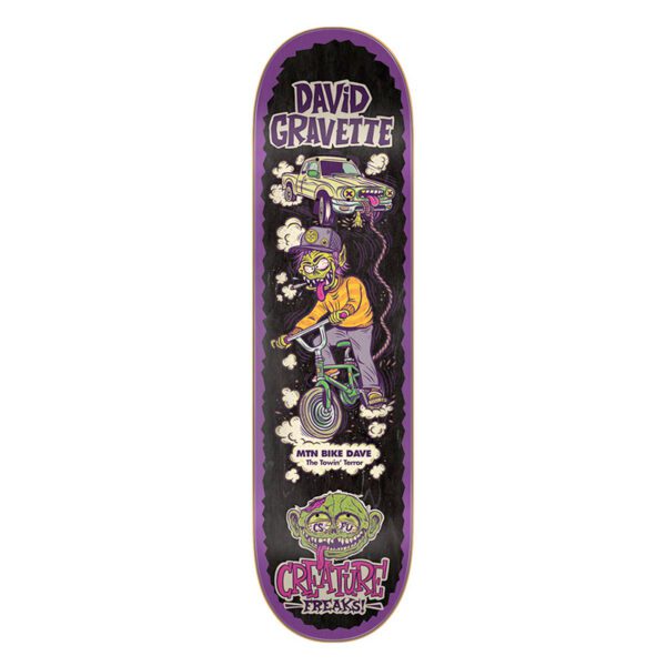 Creature Pro Deck Gravette Freaks Black 8 inch