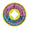 Santa Cruz Slime Balls Vomit Mini II Yellow 54mm 97a skateboard wheel front