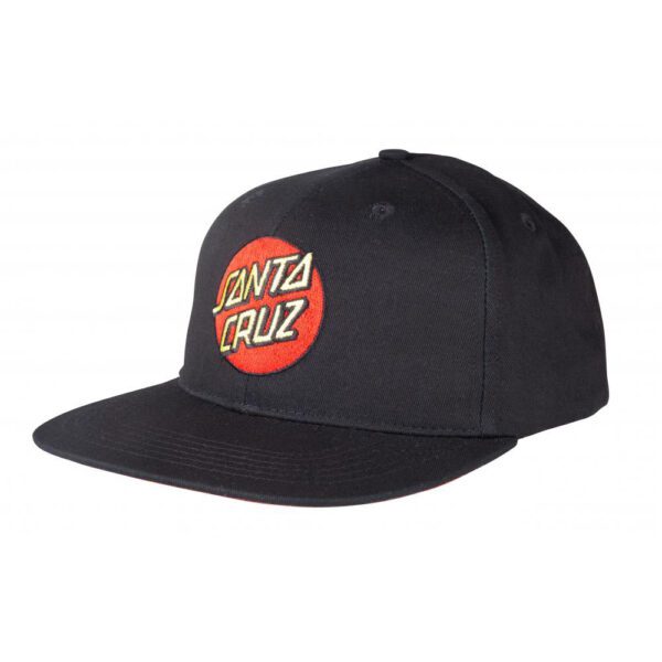 Santa Cruz Cap Classic Dot snapback black