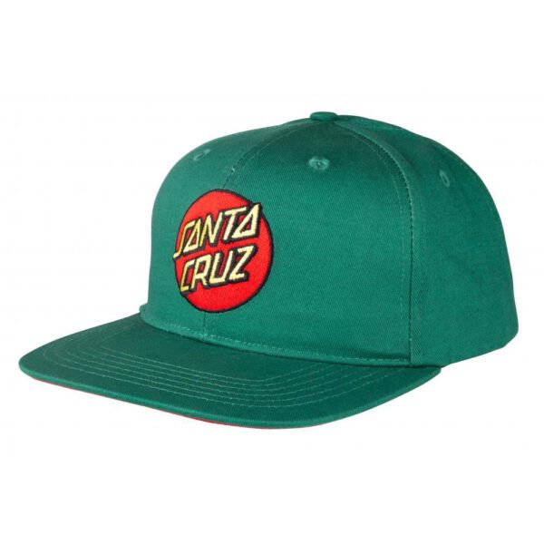 Santa Cruz Cap Classic Dot Snapback Evergreen