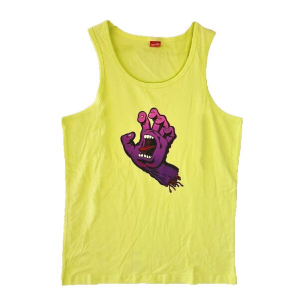 Santa Cruz Tank Top Faded Hand yellow