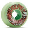Santa Cruz Slime Balls Guts Speedballs Green 56mm 99a skateboard wheel front
