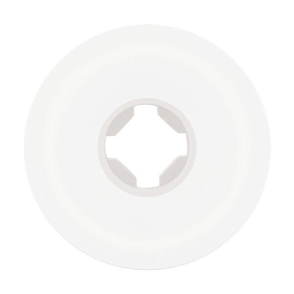Santa Cruz Slime Balls Vomit Mini II White 53mm 97a skateboard wheel back Santa Cruz Slime Balls Vomit Mini II White 53mm 97a skateboard wheel back