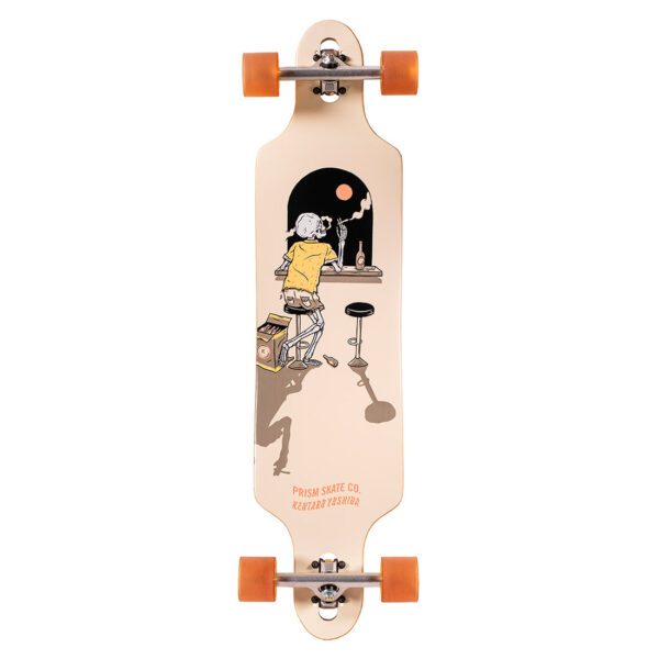 Prism kentaro revel 39" drinking solo longboard complete