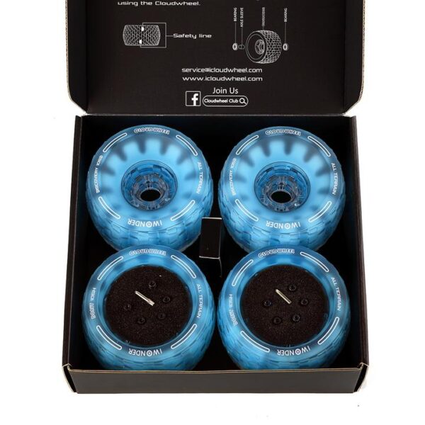 Exway Cloudwheel hub motor blue kit