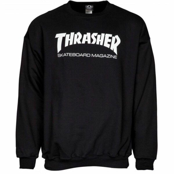 Thrasher skate mag crewneck black