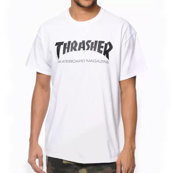 Thrasher Skate Mag - White T-Shirt Thrasher Skate Mag - White T-Shirt