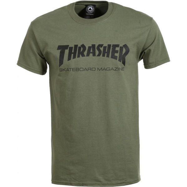 Thrasher Skate Mag T-Shirt Army