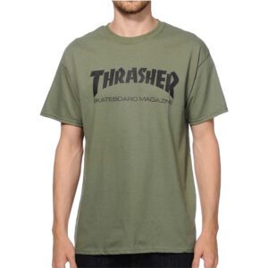 Thrasher skate mag t-shirt army model