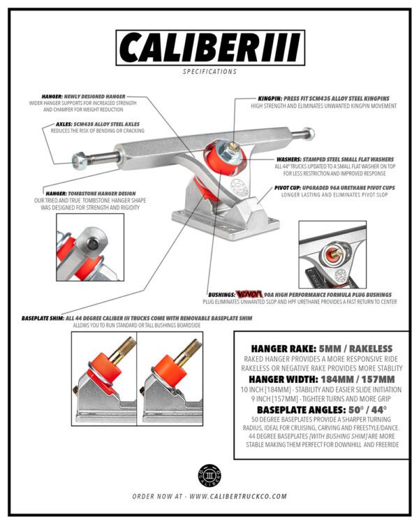 Caliber III Trucks SPEC