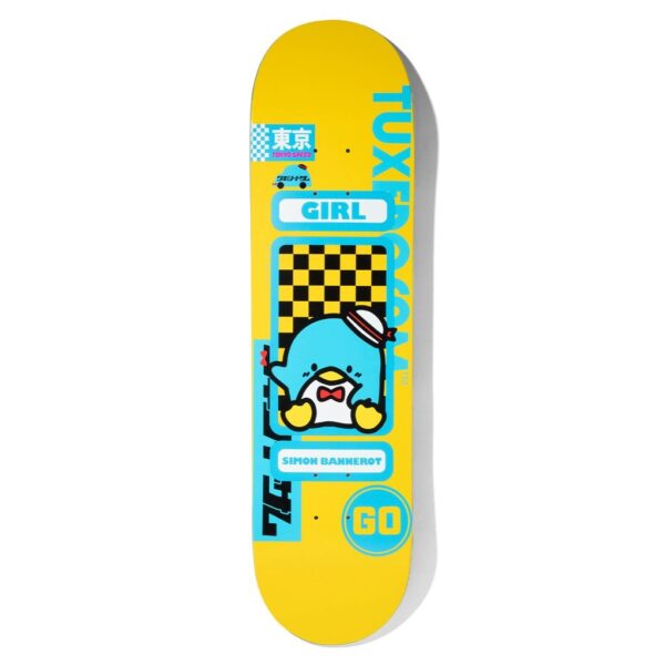 Girl skateboards simon bannerot sanrio tokyo speed deck 8.25
