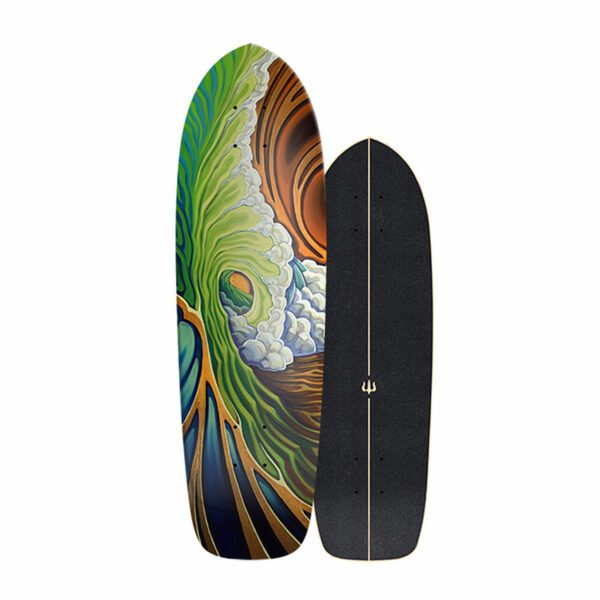 Carver Skateboards Green Room 2021 deck only surf skate