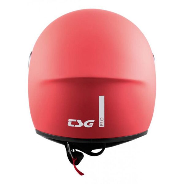 TSG Pass helmet Matte Fiery back