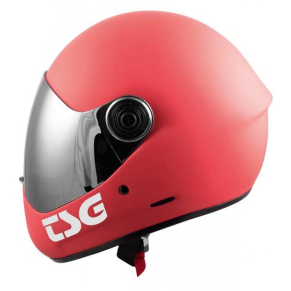 TSG Pass helmet Matte Fiery side