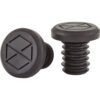 Native emblem grips end plugs