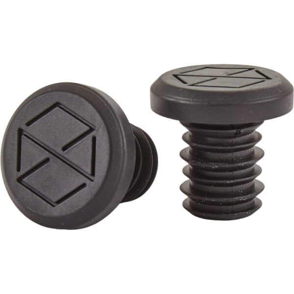 Native emblem grips end plugs