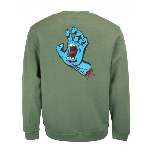 Santa Cruz - Crewneck Screaming Hand Vintage Ivy