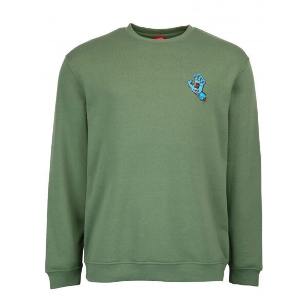 Santa Cruz - Crewneck Screaming Hand Chest Vintage Ivy