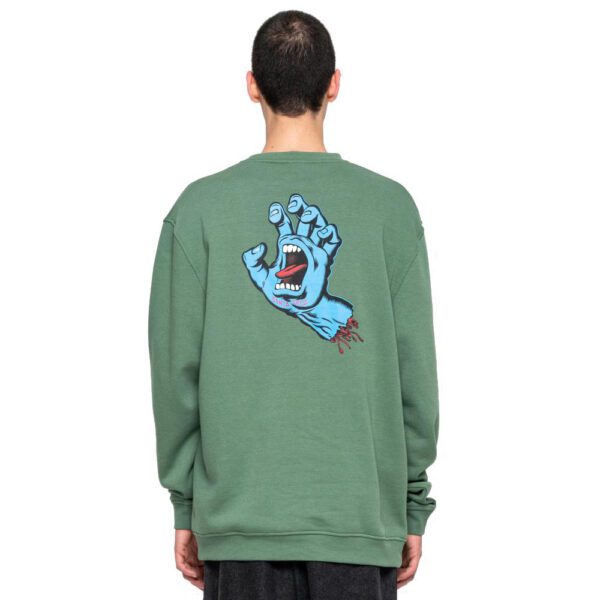 Santa Cruz - Crewneck Screaming Hand Vintage Ivy