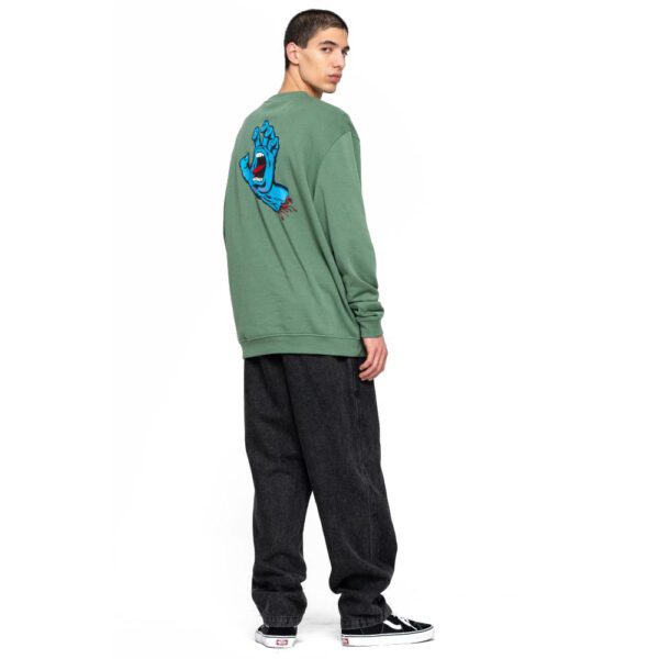 Santa Cruz - Crewneck Screaming Hand Vintage Ivy