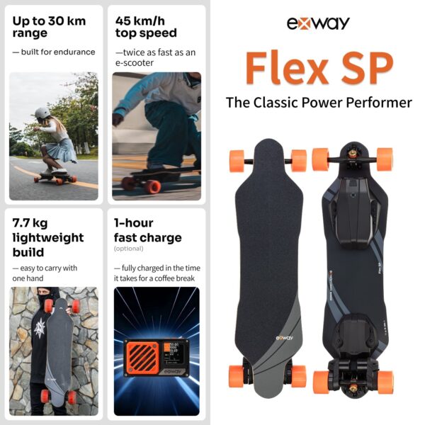 Exway Flex SP Series electric skateboard