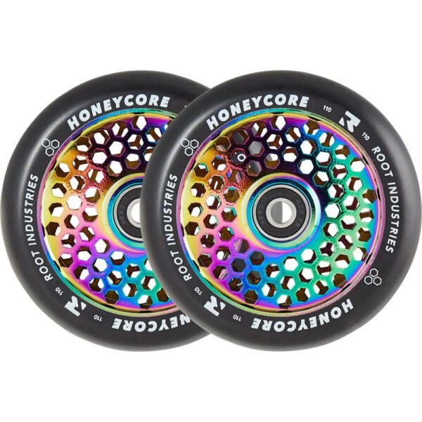root honeycore neochrome 110mm 2-pack pro scooter wheels