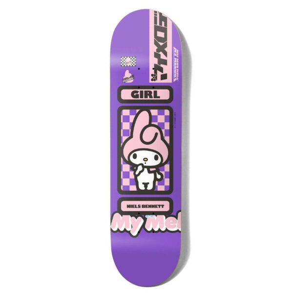 Girl Skateboards - Niels Bennet Sanrio Tokyo Speed skateboard deck 8.12"